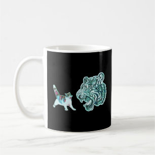 Tiger der König des Dschungels und Tiere Kaffeetasse