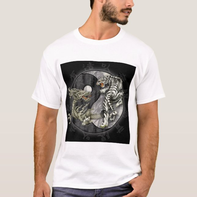 Tiger des Drachen V T-Shirt (Vorderseite)