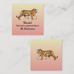Tiger Design Encryption Card Begleitkarte