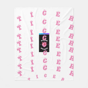 TIGER 🐯 DISIGN IN FLEES BLANKET FLEECEDECKE
