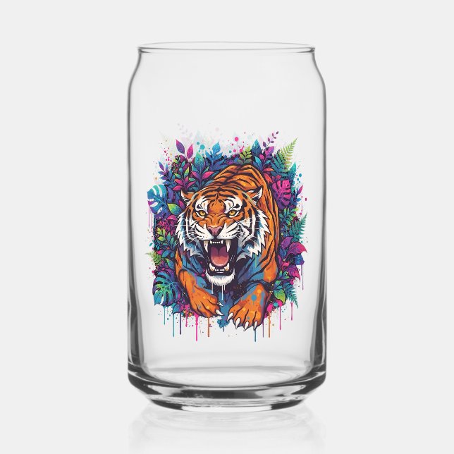 Tiger Dosenglas (Vorderseite)
