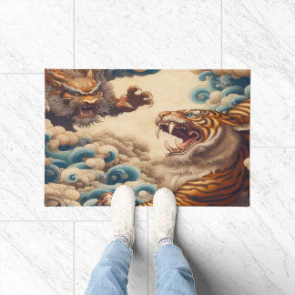 Tiger Dragon Door Mat Fußmatte