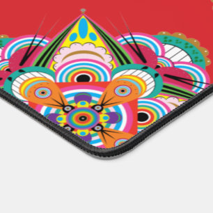 Tiger Dragon Mandala Desk Mat Schreibtischunterlage