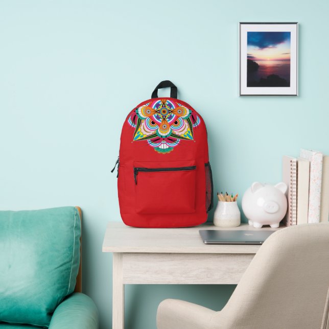 Tiger Dragon Mandala Multiprint Backpack Bedruckter Rucksack (InSitu)