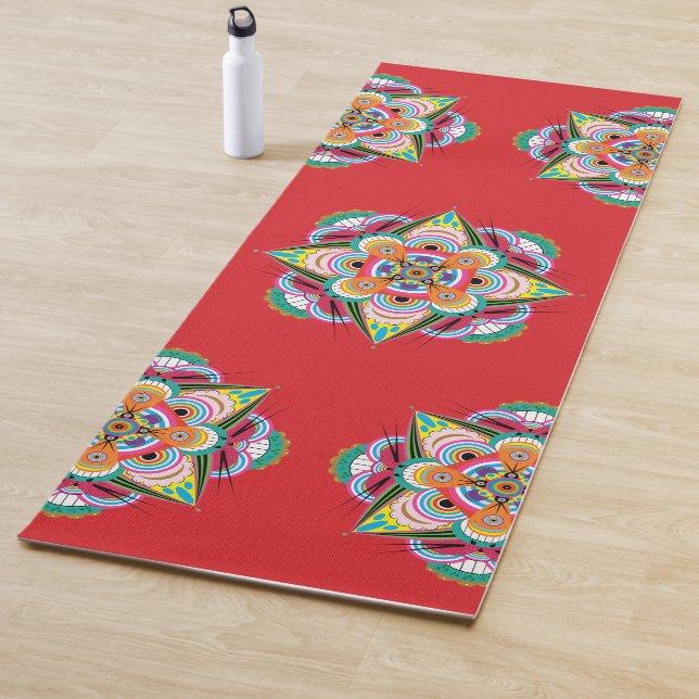Tiger Dragon Mandala Yoga Mat Yogamatte (Beispiel)