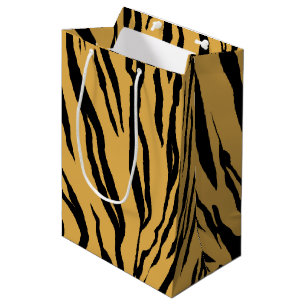 Tiger-Druck-Geschenk-Tasche Mittlere Geschenktüte