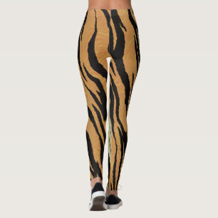 Tiger-Druck-Leggings Leggings