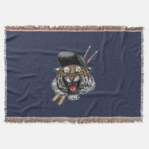 Tiger Drummer Decke