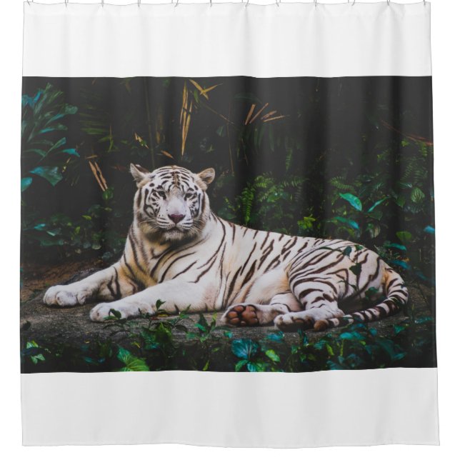 Tiger Duschvorhang (Vorderseite)