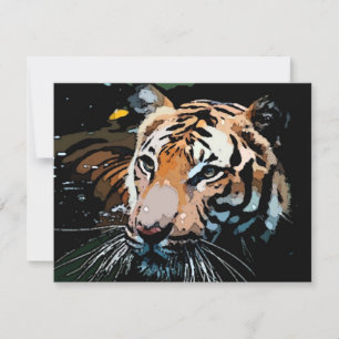 Tiger-Einladungen Einladung