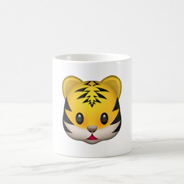 Tiger - Emoji Kaffeetasse (Mittel)