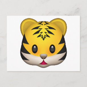 Tiger - Emoji Postkarte