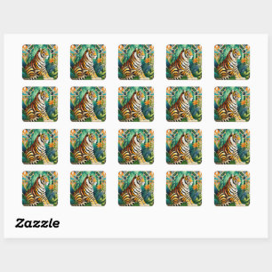 Tiger Envelope Stickers