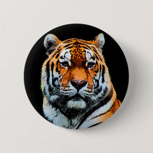 Tiger Eyes Inspiration Button