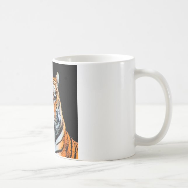 Tiger Eyes Inspiration Kaffeetasse (Rechts)