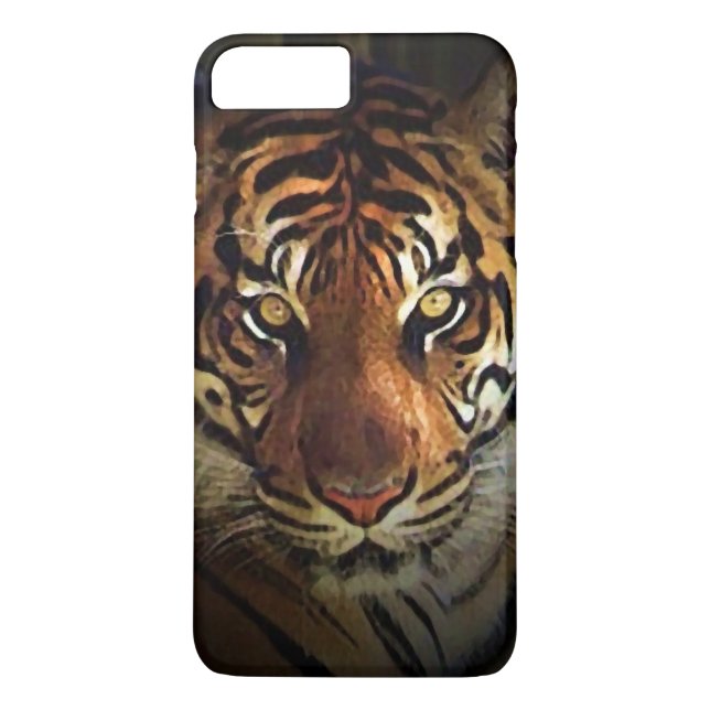 Tiger Eyes iPhone 7 Plus Fall Case-Mate iPhone Hülle (Rückseite)
