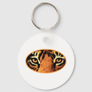 Tiger Eyes Orange The MUSEUM Zazzle Geschenke Schlüsselanhänger