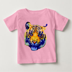 Tiger Eyes Pop Art Baby T-shirt