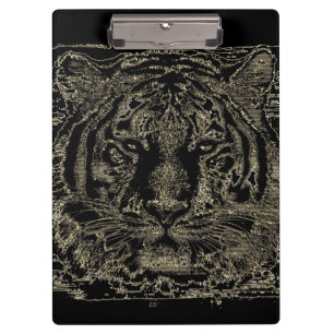 Tiger Face #5 Klemmbrett