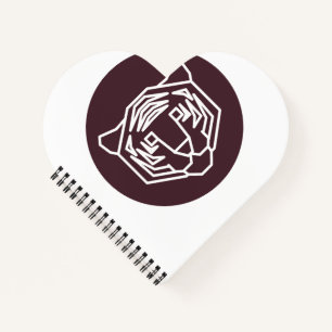 Tiger Face Abzeichen Notizbuch