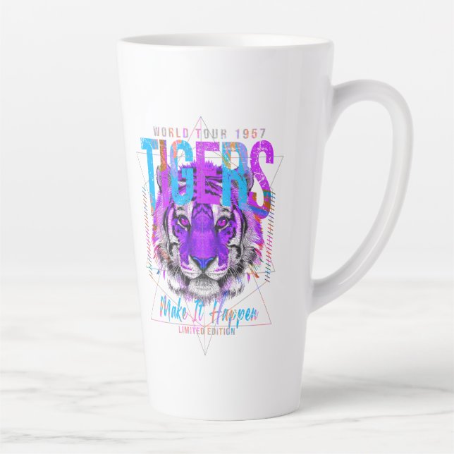 Tiger Face Art Milchtasse (Rechts)