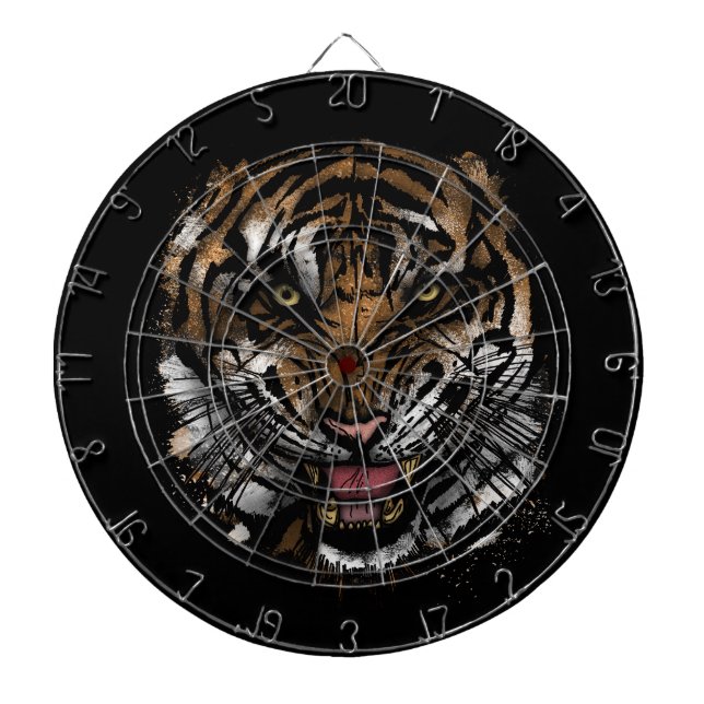 Tiger Face Dartscheibe (vorne)