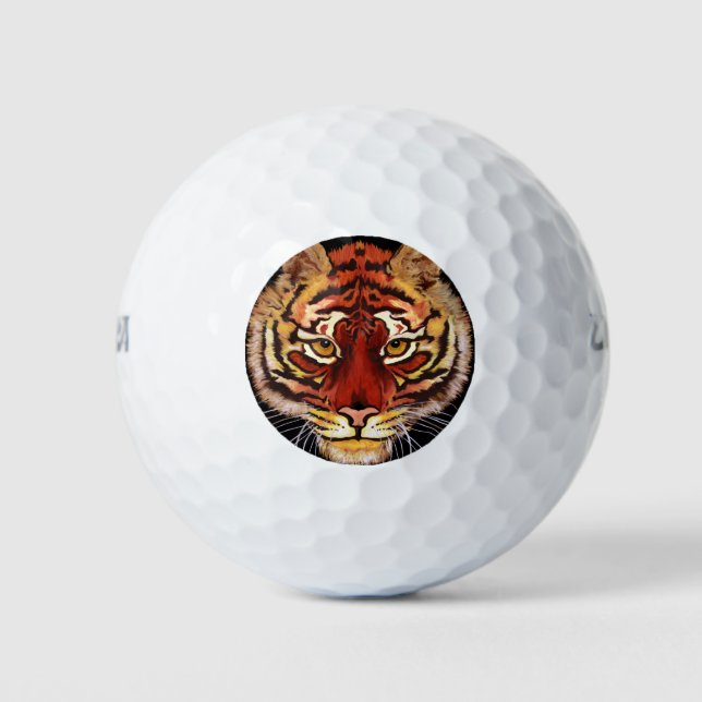 Tiger Face Golfball (Vorderseite)