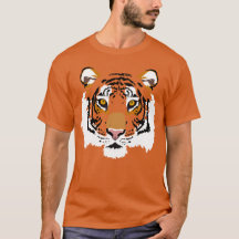 Tiger Face Graphic Print