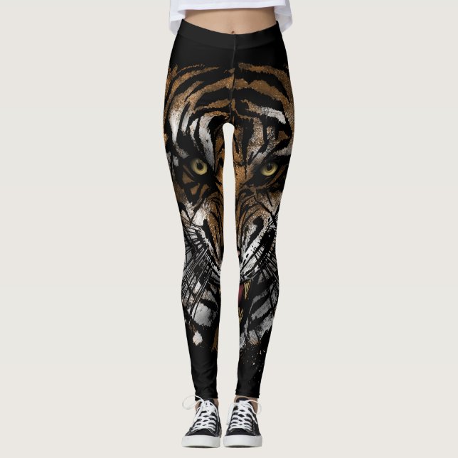Tiger Face Leggings (Vorderseite)
