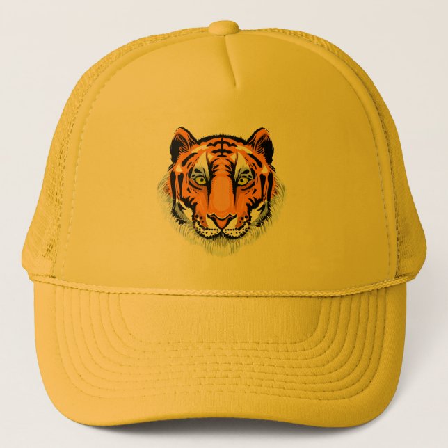 Tiger Face Logo Truckerkappe (Vorderseite)