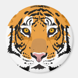 Tiger Face Magnet