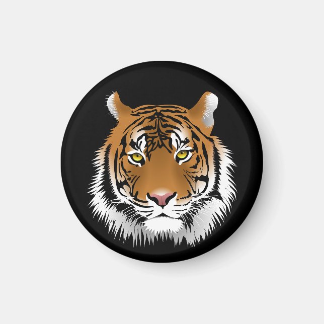 Tiger Face Magnet (Vorne)