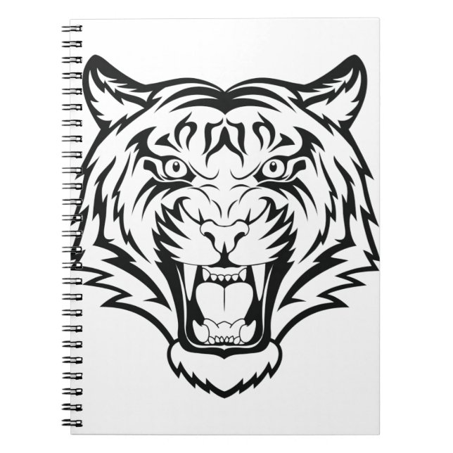 Tiger Face Notizblock (Vorderseite)
