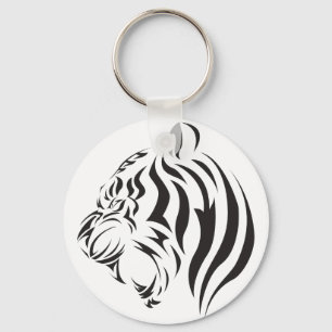 Tiger Face Schlüsselanhänger
