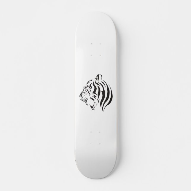 Tiger Face Skateboard (Vorne)