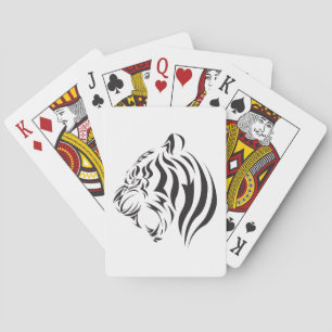 Tiger Face Spielkarten
