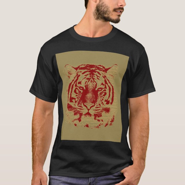 Tiger Face T-Shirt (Vorderseite)