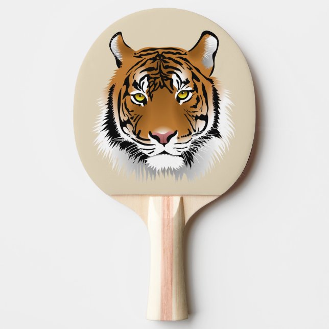 Tiger Face Tischtennis Schläger (Vorderseite)