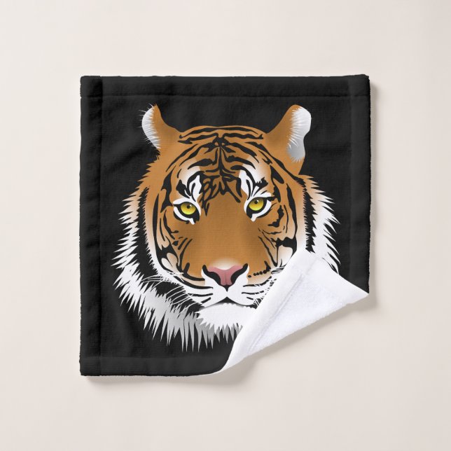 Tiger Face Wash Cloth Waschlappen (Waschlappen)