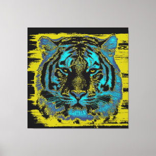 Tiger-Feinbild-Leinwand Leinwanddruck