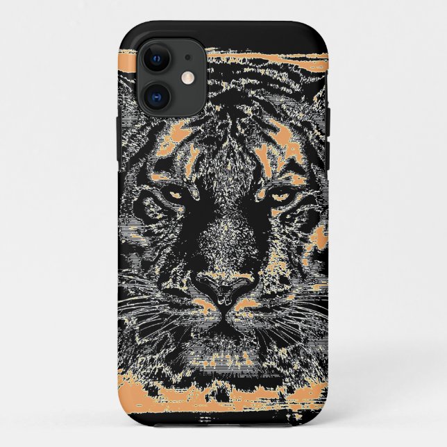 Tiger Fine Art 2 - iPhone Hüllen (Rückseite)