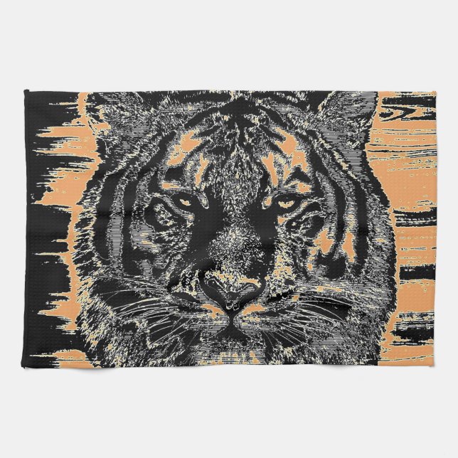 Tiger Fine Art 4 - Küchentücher (Horizontal)