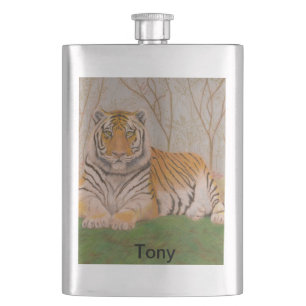 Tiger Flachmann