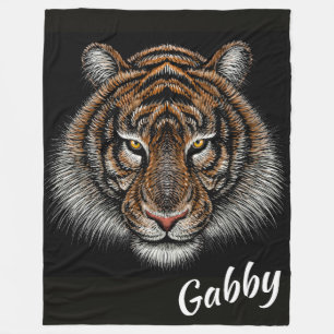 Tiger Fleece Blanket