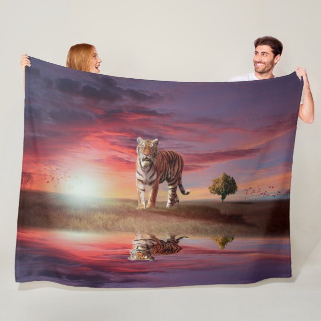 Tiger Fleece Blanket (Beispiel)