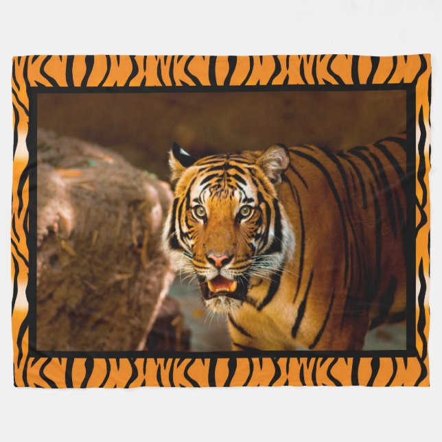 Tiger Fleecedecke (Vorderseite (Horizontal))