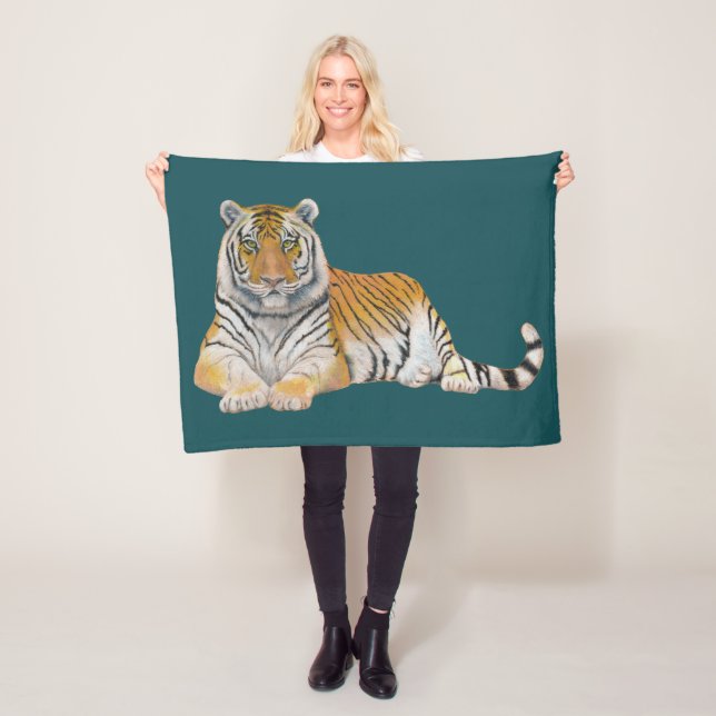 Tiger Fleecedecke (Beispiel)