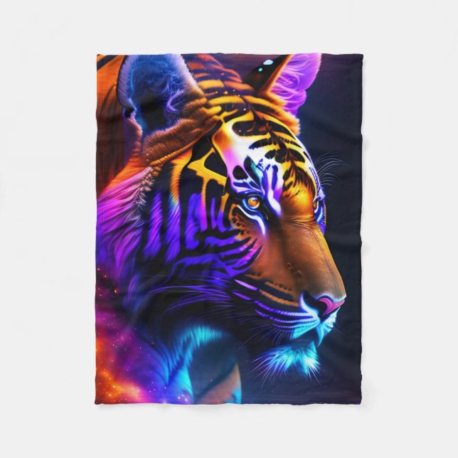 "Tiger" Fleecedecke (Vorderseite)