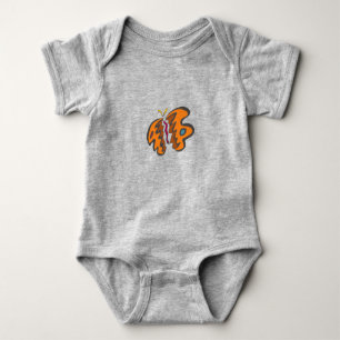 Tiger Flutterfly Baby Bodysuit Strampler