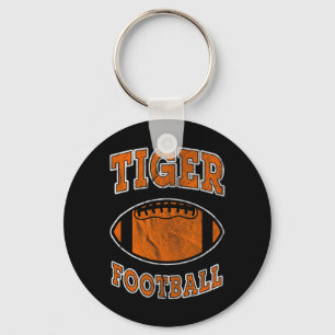Tiger Football Vintage Distressed Schlüsselanhänger